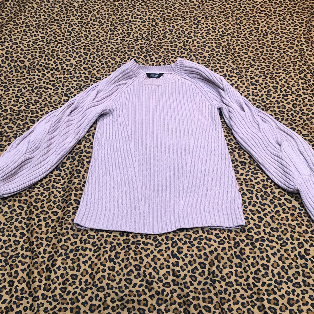 Simply Vera VeraWang Lavender Heavy Weight Sweater Size M